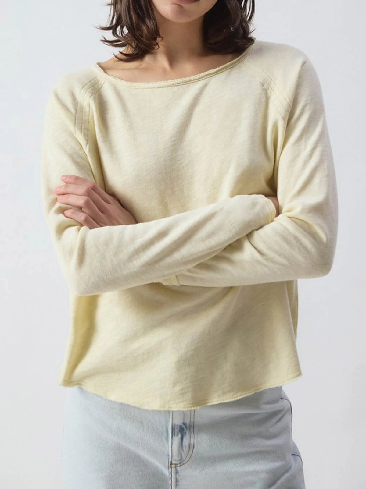 W-SON31G T-Shirt LS Vanilla