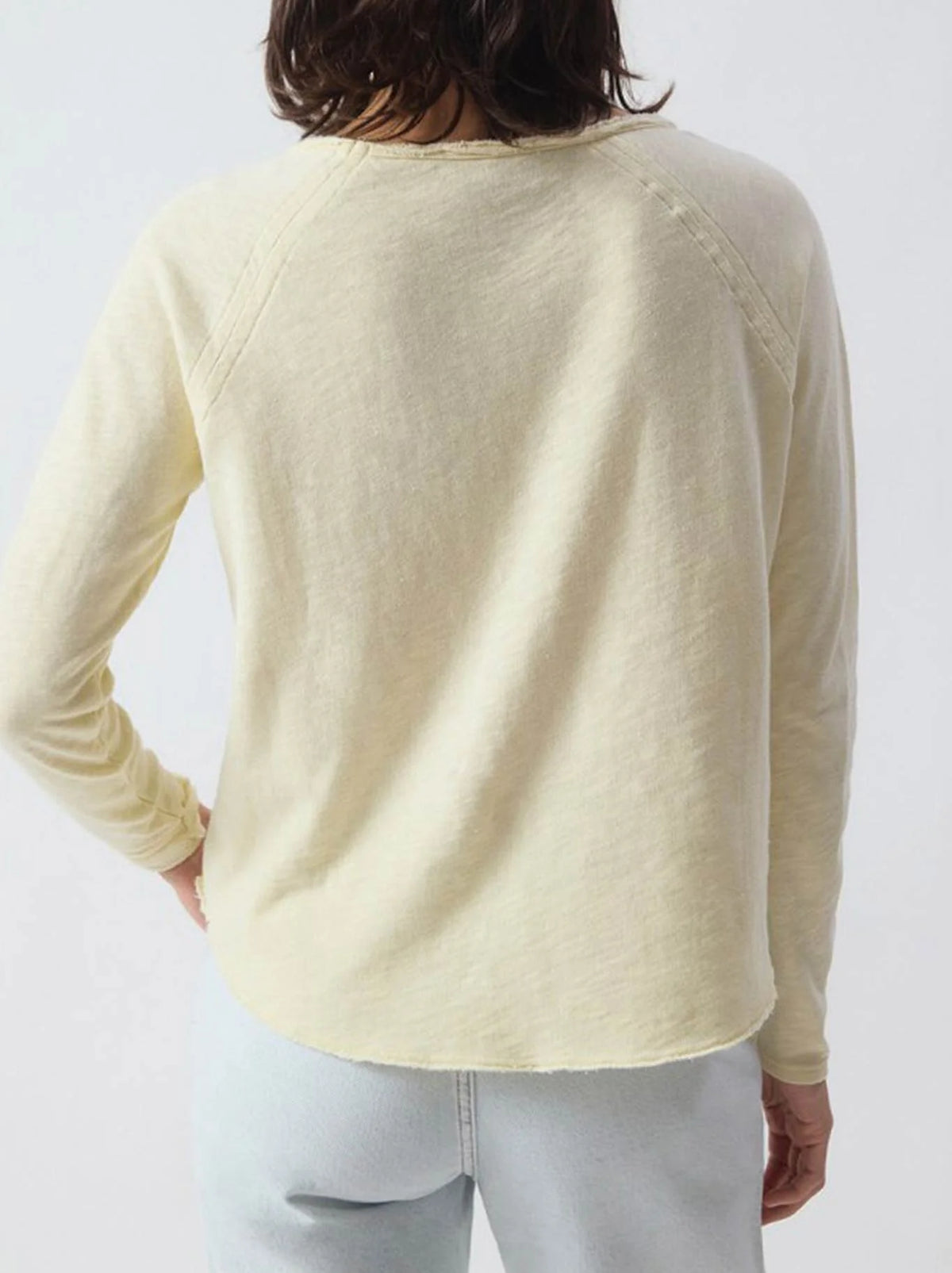 W-SON31G T-Shirt LS Vanilla