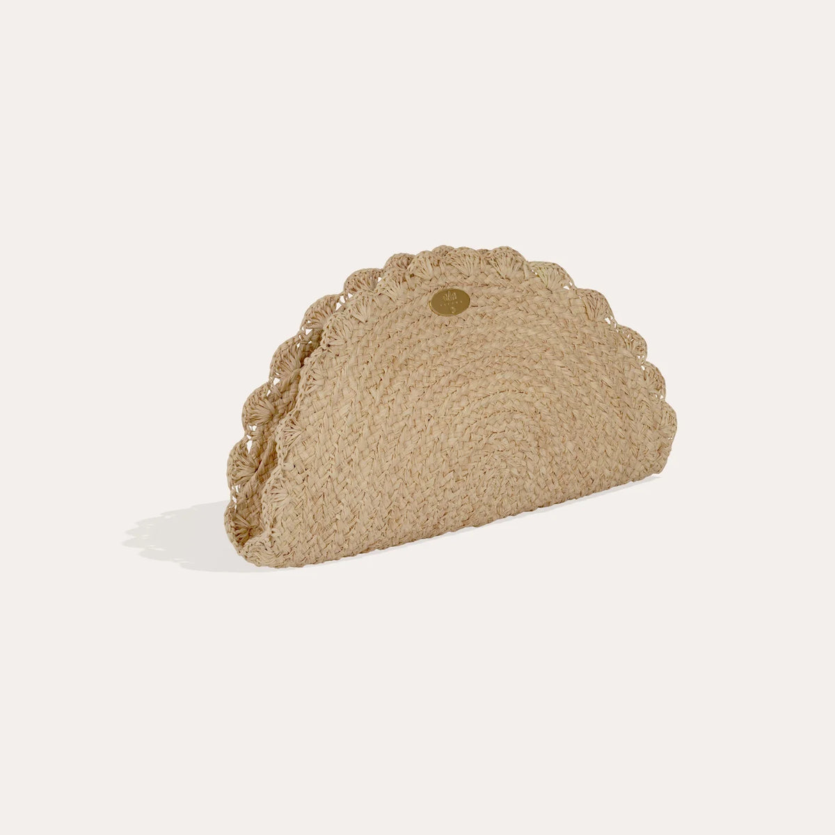 Sun Raffia Clutch Bag