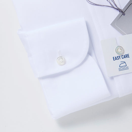 White Button Down Collar