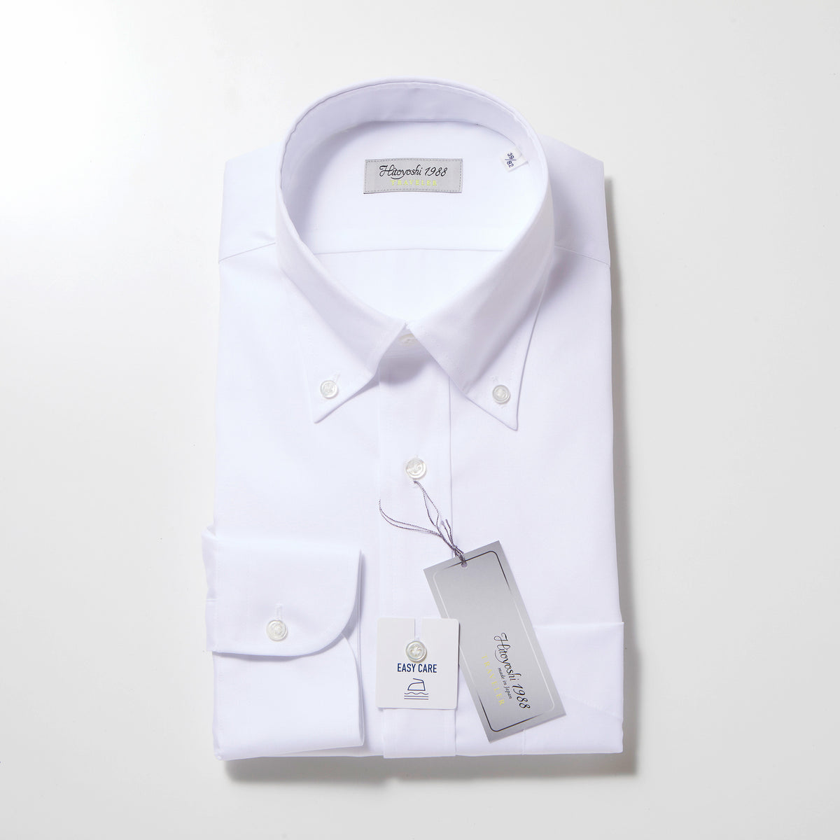 White Button Down Collar