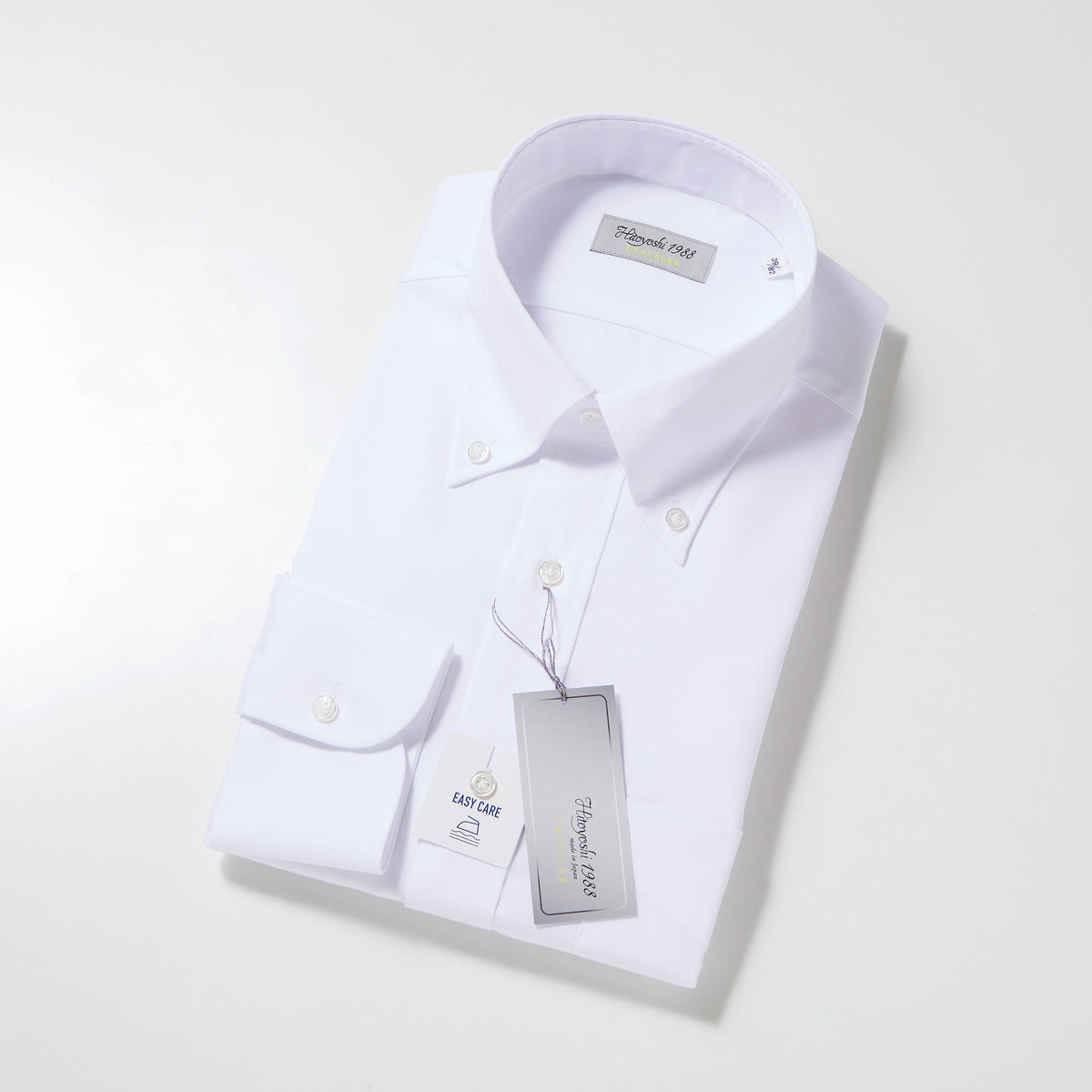 White Button Down Collar