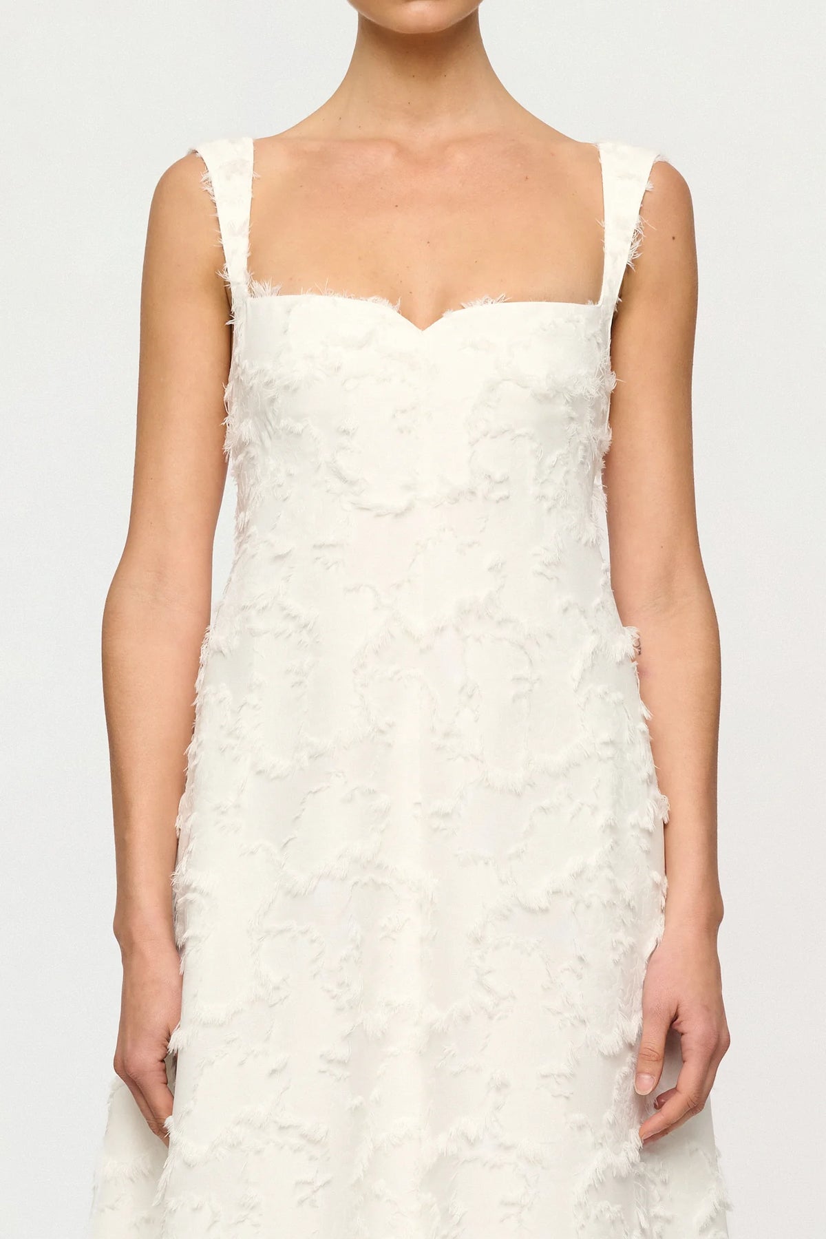 Zinnia Midi Dress Feathered Jacquard