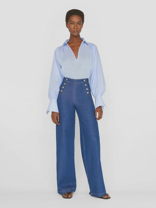 Sailor Snap Wide Leg