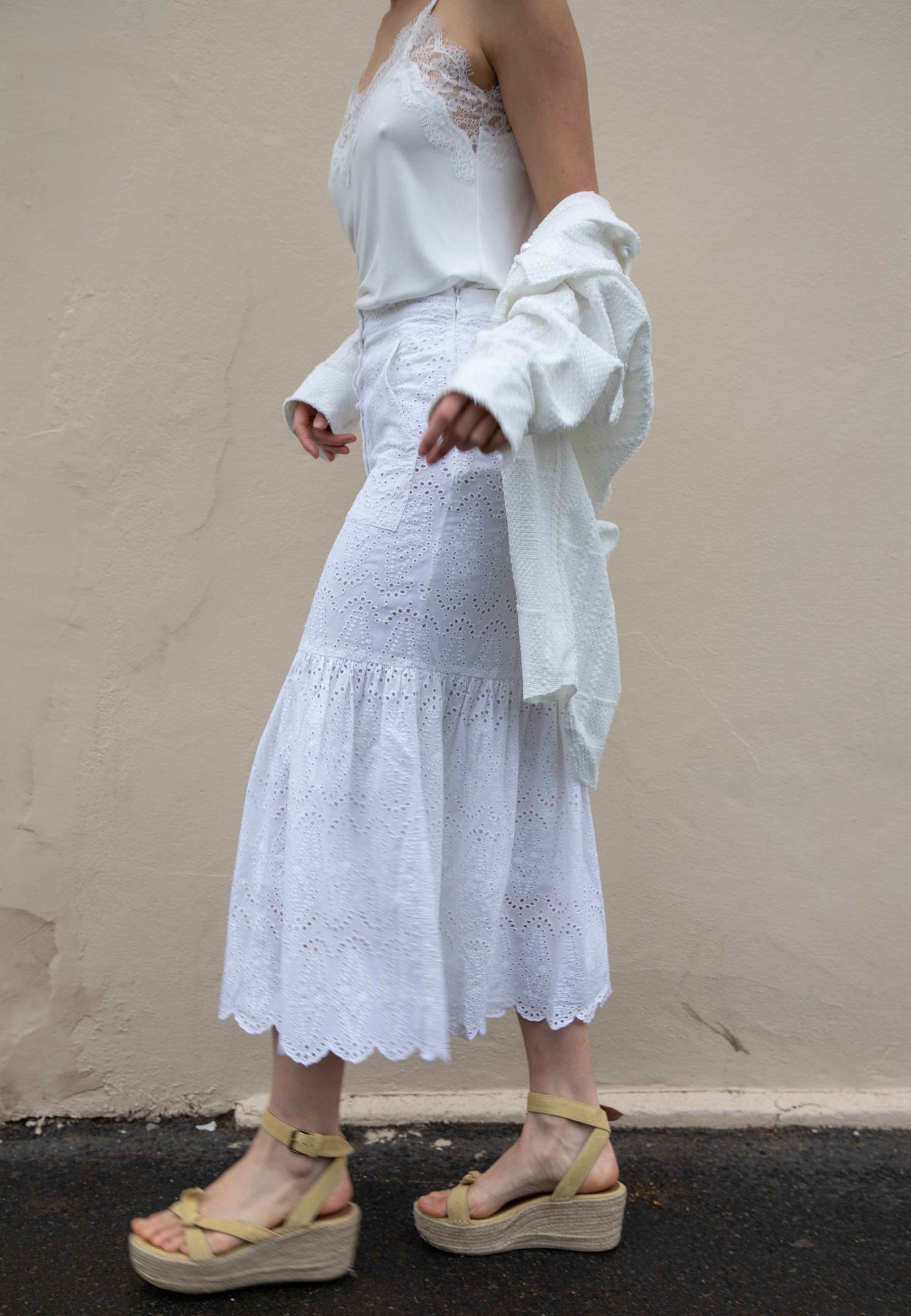 Dallas Slip Top Cream