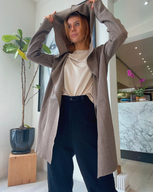 M258-FMA018 Coffee Coat