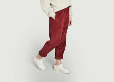 Padow Womens Trousers - Wine Lies