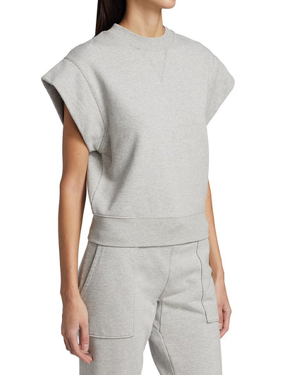 Oversized Muscle Crew - Gris Heather