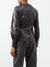 The Femme Leather Shirt- Black