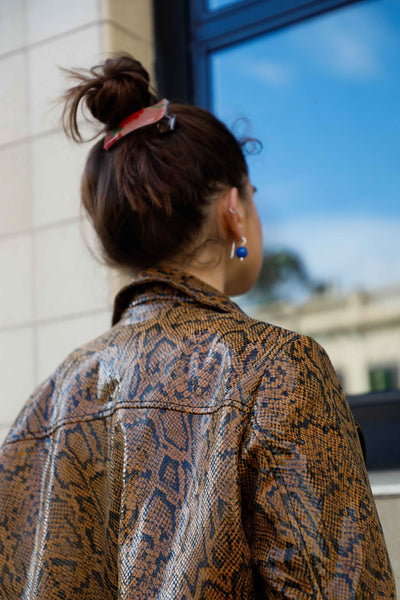 Mercy Leather Snake Jacket