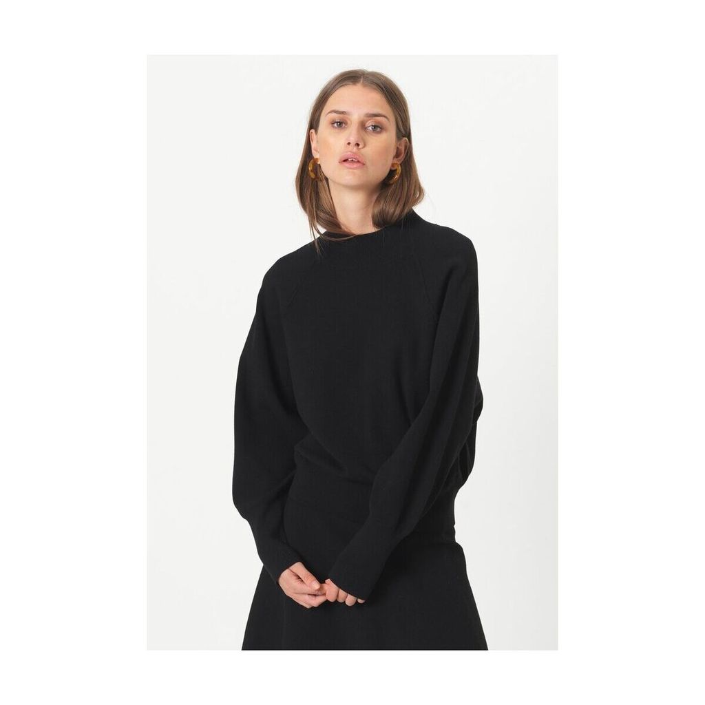 Octavia Knit T-Neck - Black