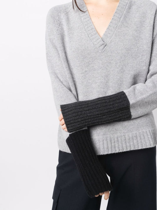 K147-FPU353 Gris Chine Clair Sweater