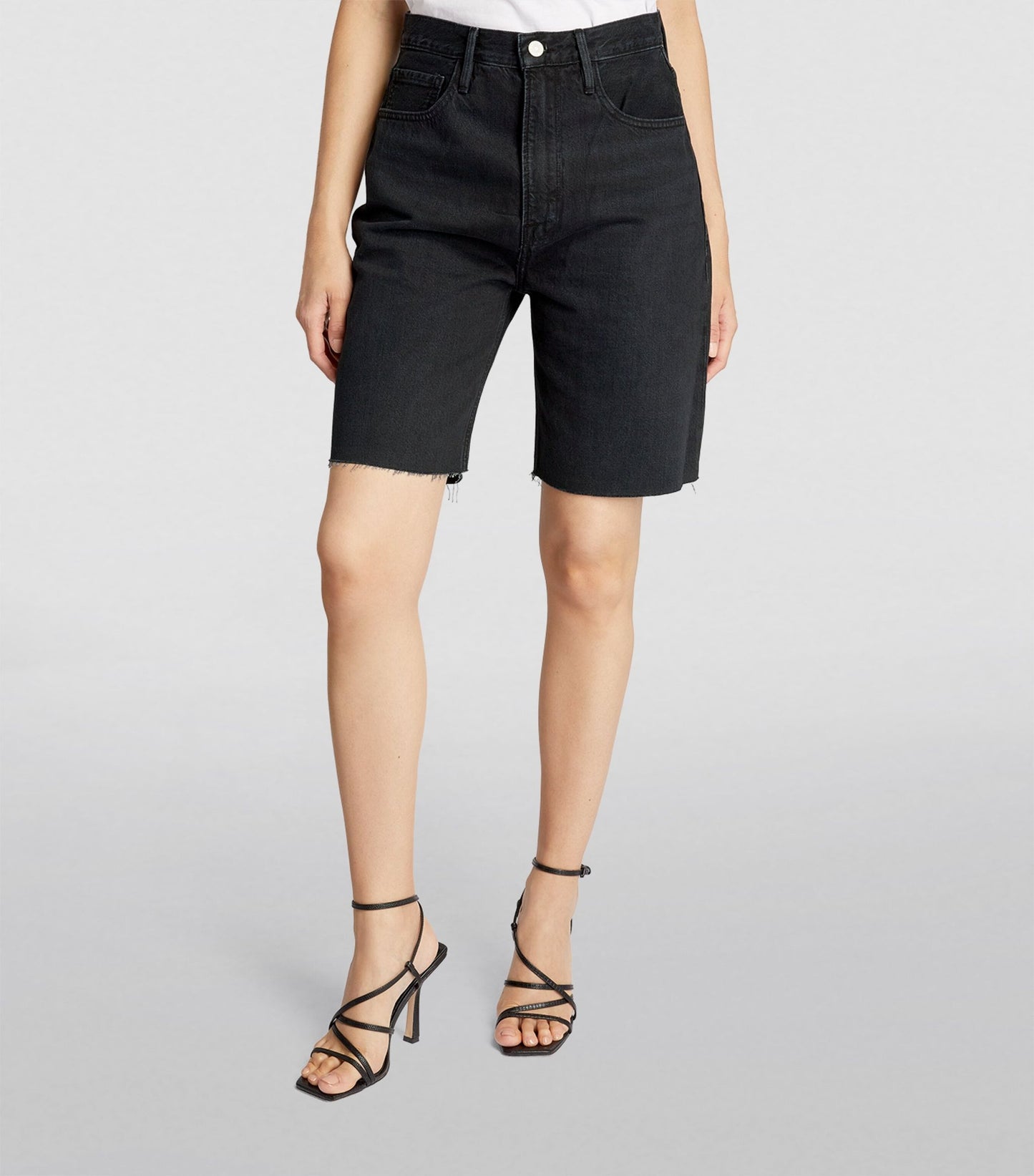 High Rise Bermuda Raw After Inkwell