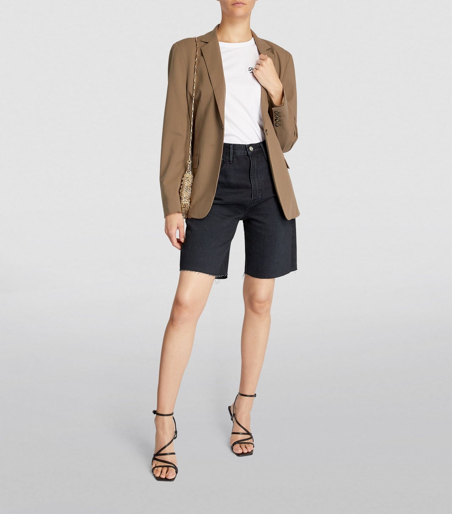 High Rise Bermuda Raw After Inkwell