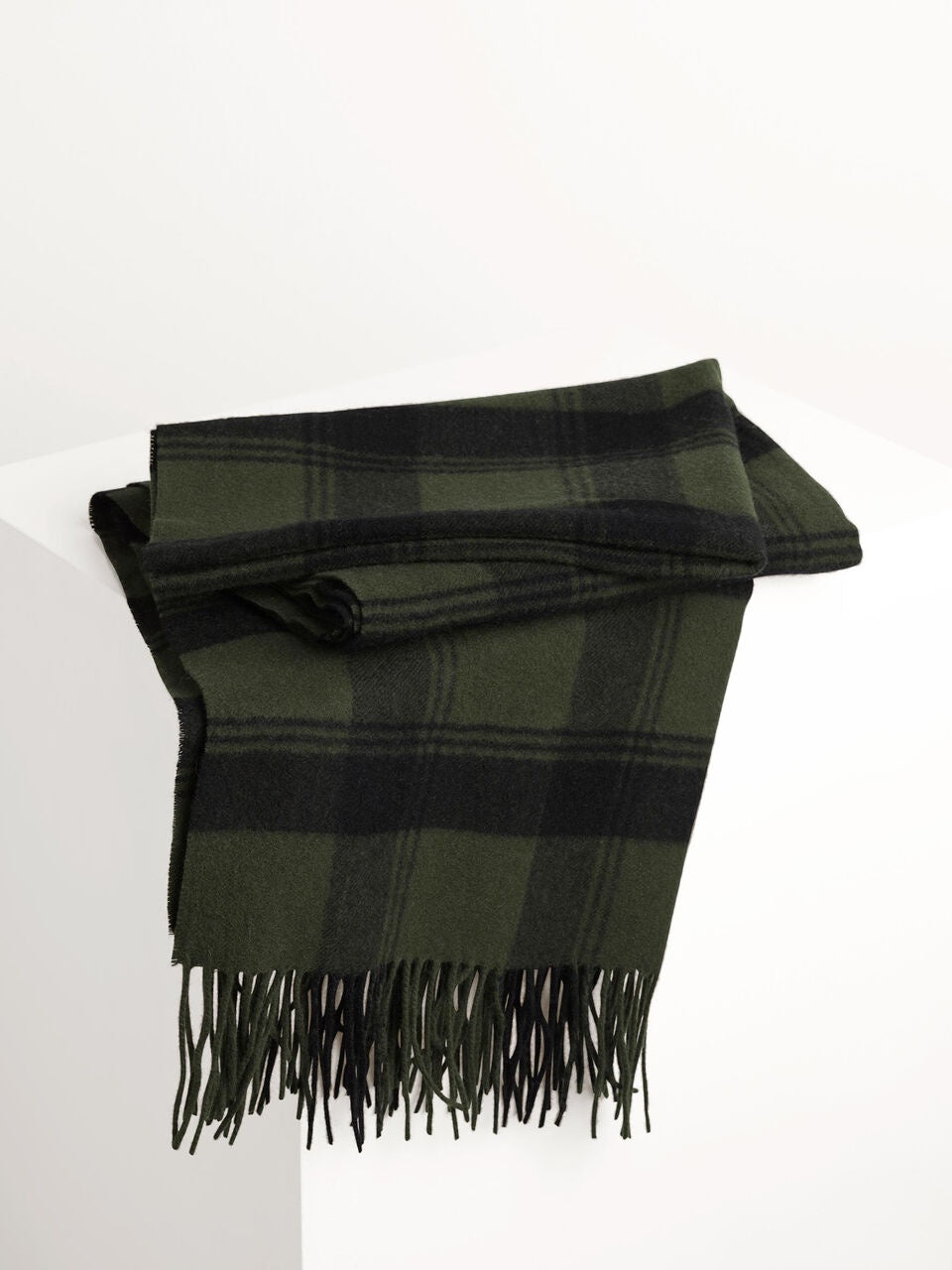 Wienda Check Wool Scarf