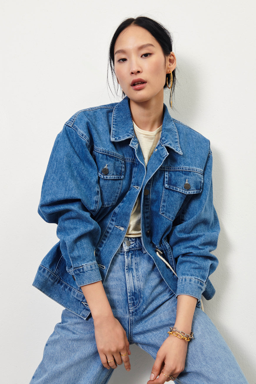 Edson Evan  Jacket - Light used Blue