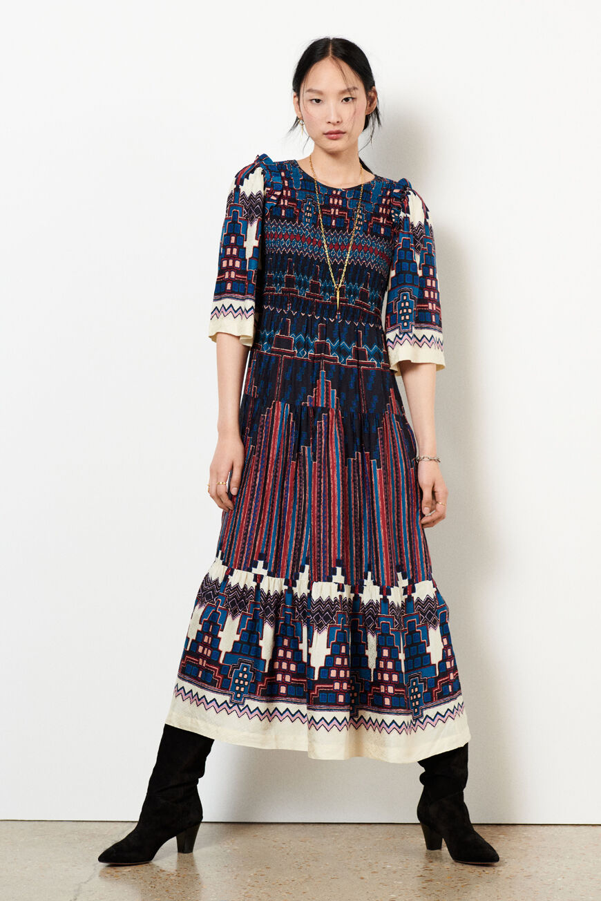 Mandie Marcia Dress - Bleu