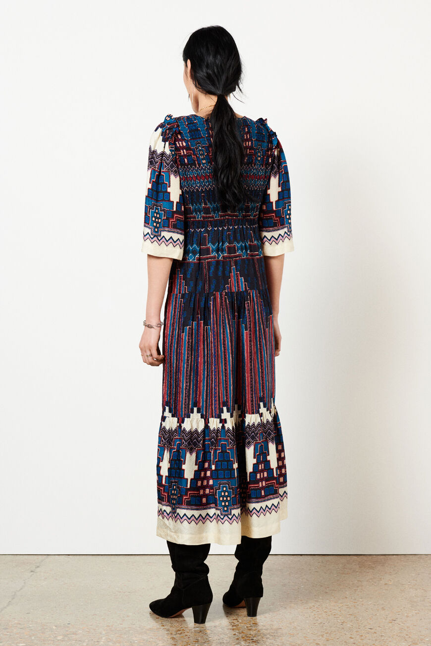 Mandie Marcia Dress - Bleu