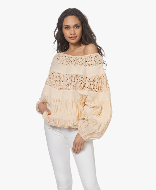 Rayonnant Blouse - Ecru
