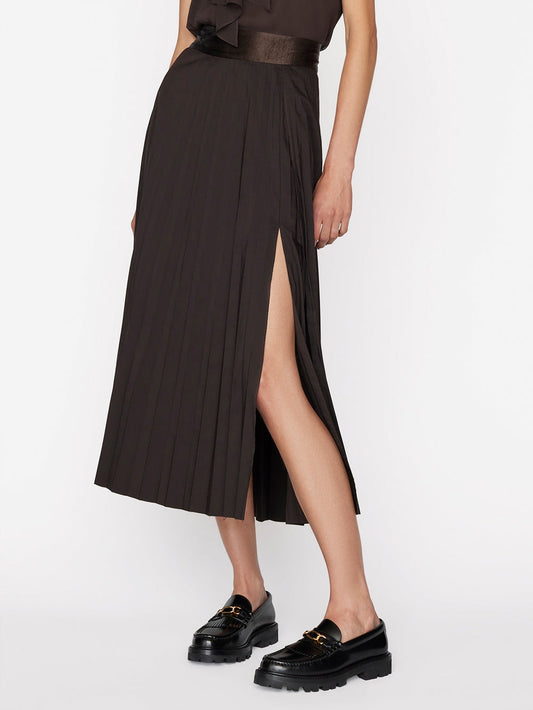 Pleated Wrap Skirt Americano