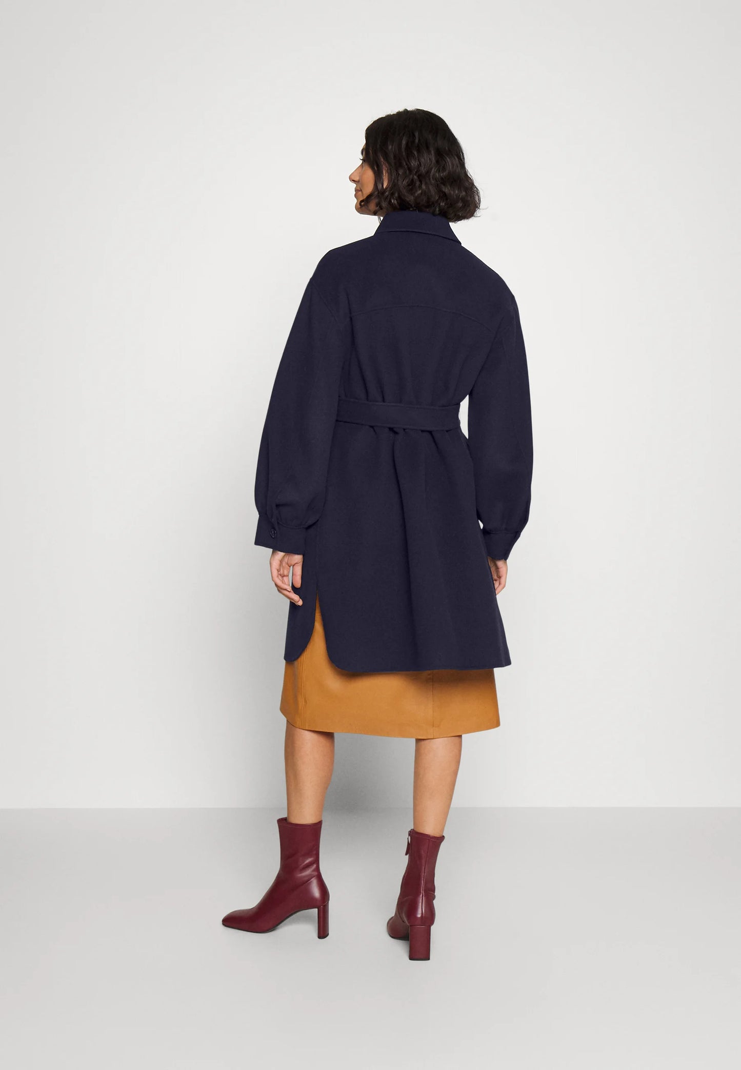 Fariseo Coat- Navy