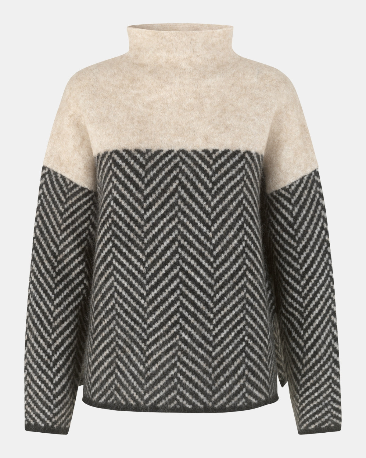 Herrin Knit T-Neck - Black