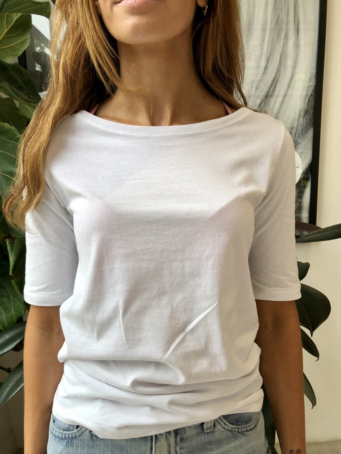 Slim Sleeve to Elbow Tee