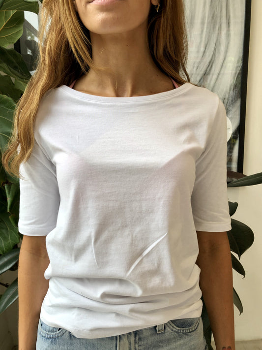 Slim Sleeve to Elbow Tee