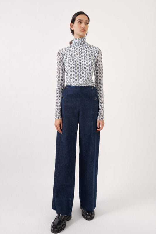 Negeen Pant -Hunter Blue