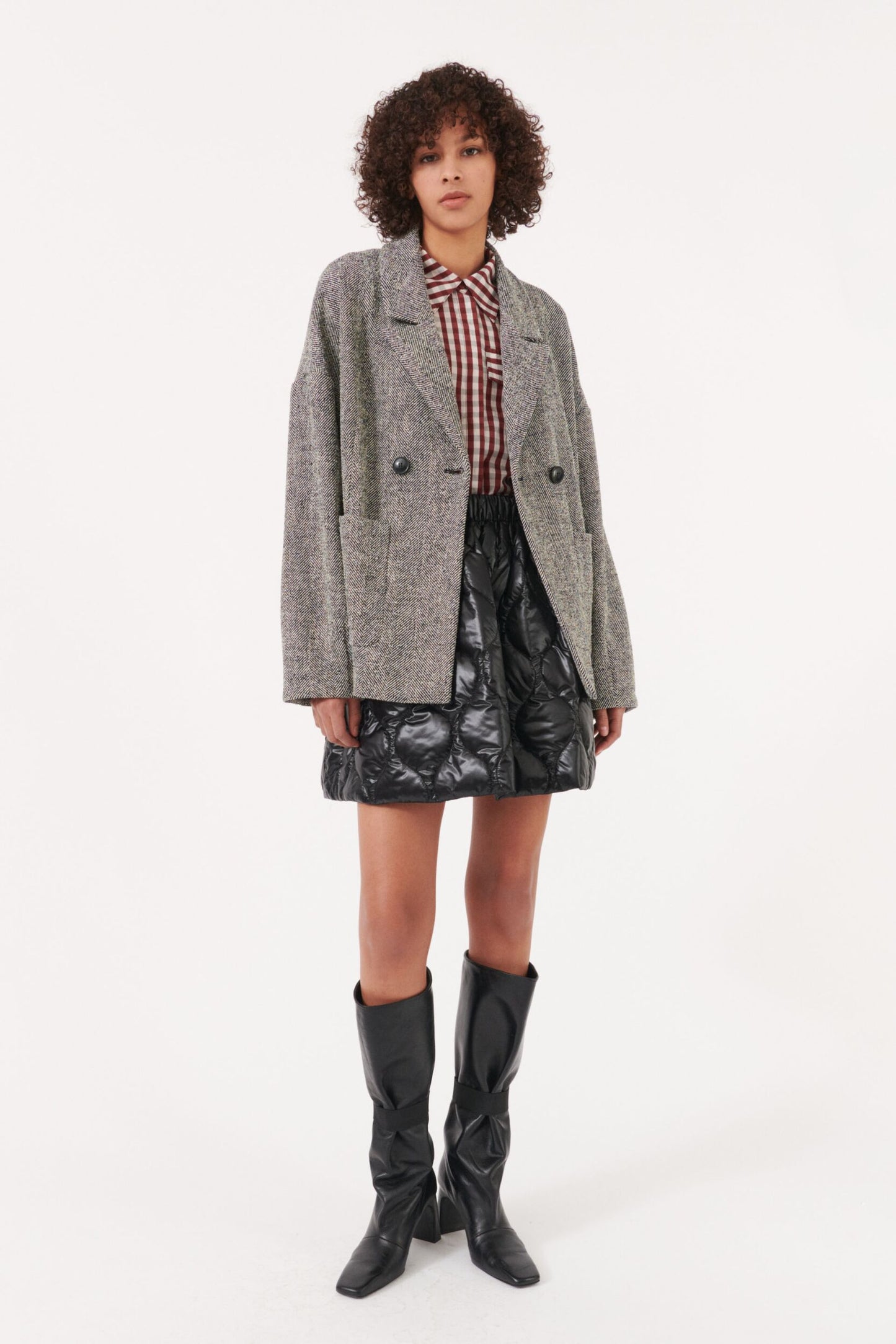 Bine Jacket Salt & Pepper