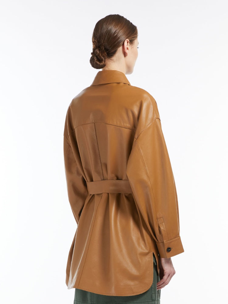 Scena Leather Trench