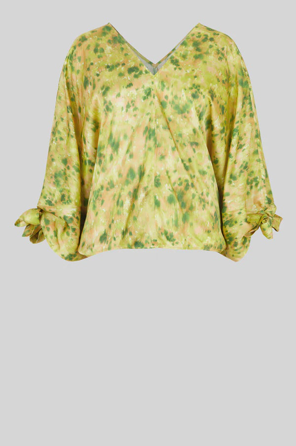 Crocus Neon Print Blouse