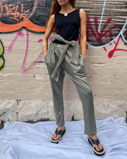 Lin Pants - Metal