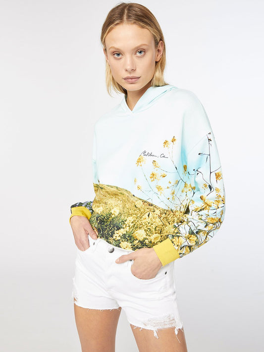 Photo Real Hoodie Flower Multi
