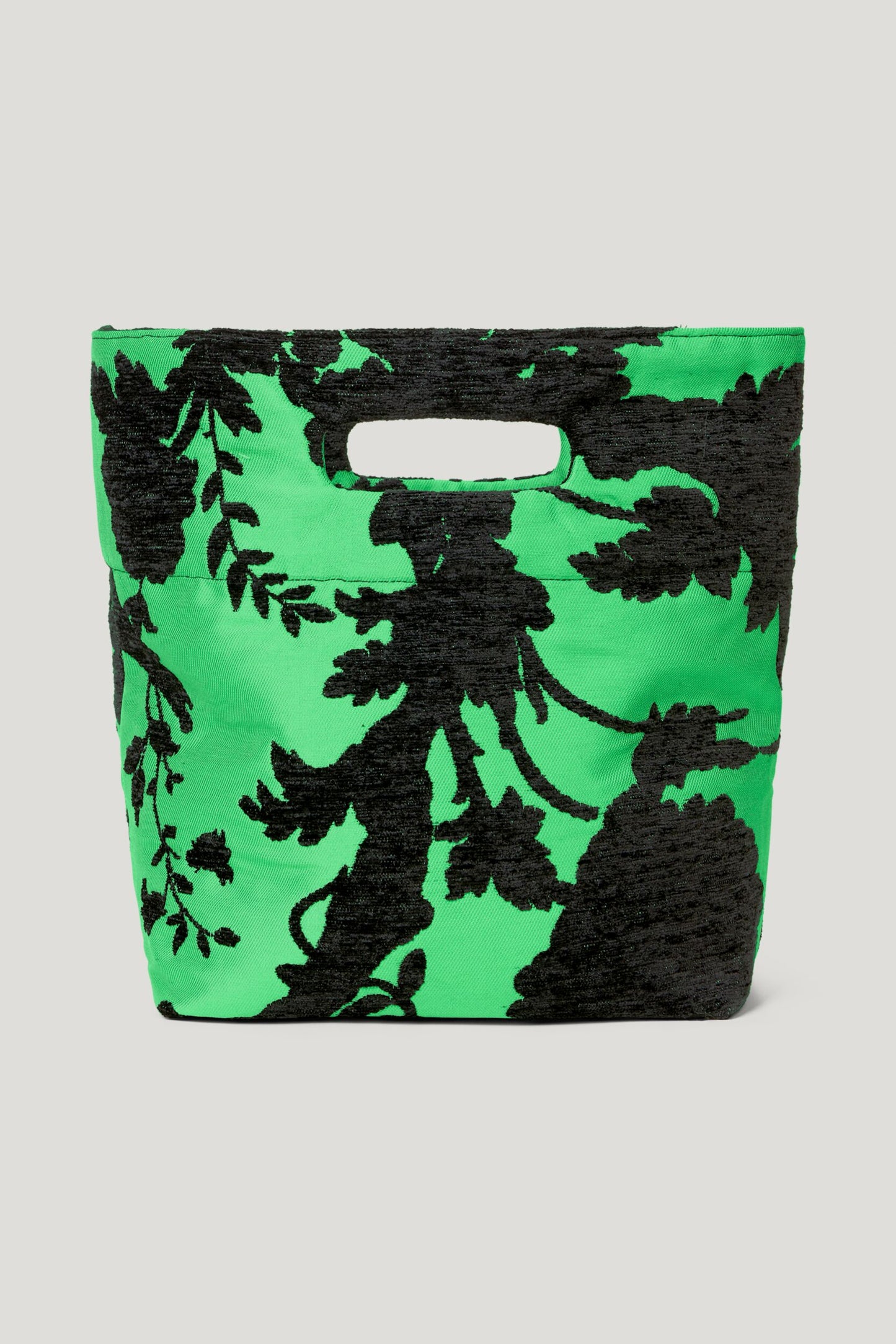 Kaiko Bag Green Black Flower