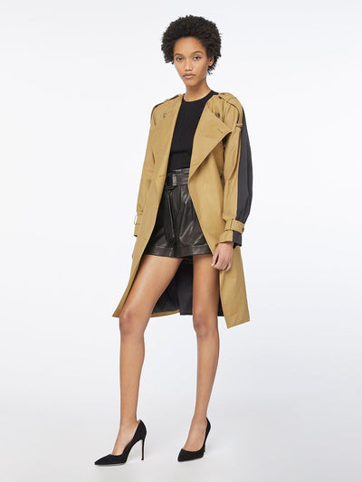 Colorblocked Trench Cargo Multi coat jacket