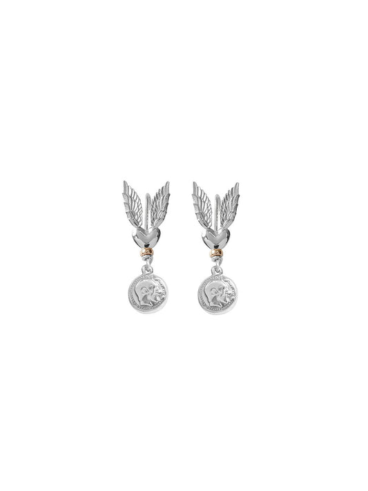 Messenger Earrings Coin