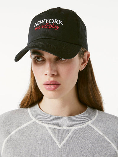 Work & Play Cap Noir