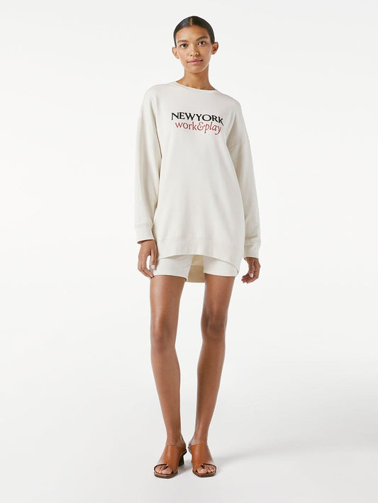 Work & Play Sweatshirt Whisper White