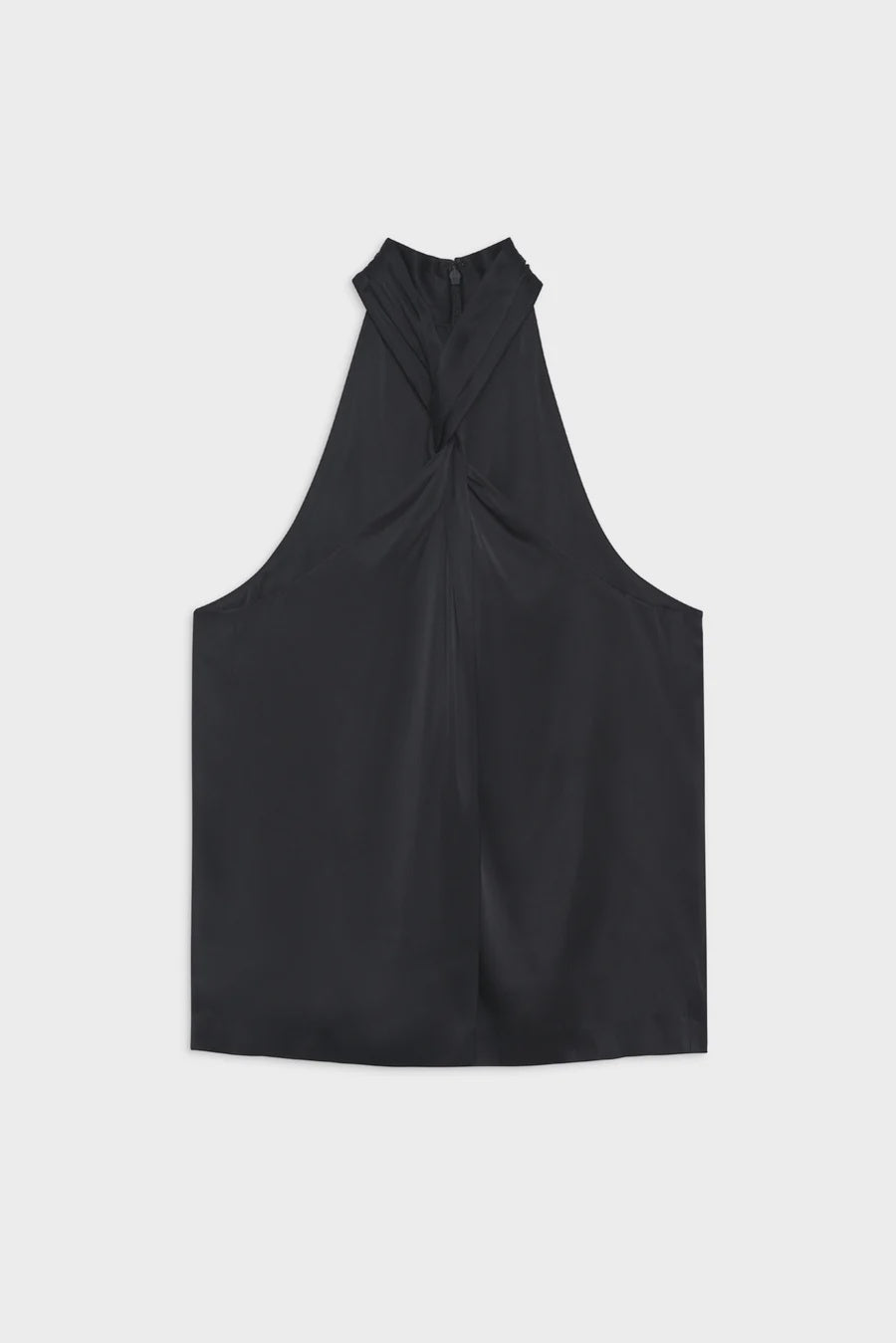 Becca Top Black Satin