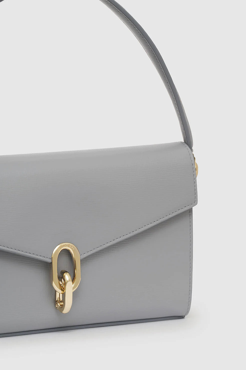 Colette Bag - Grey Saffiano