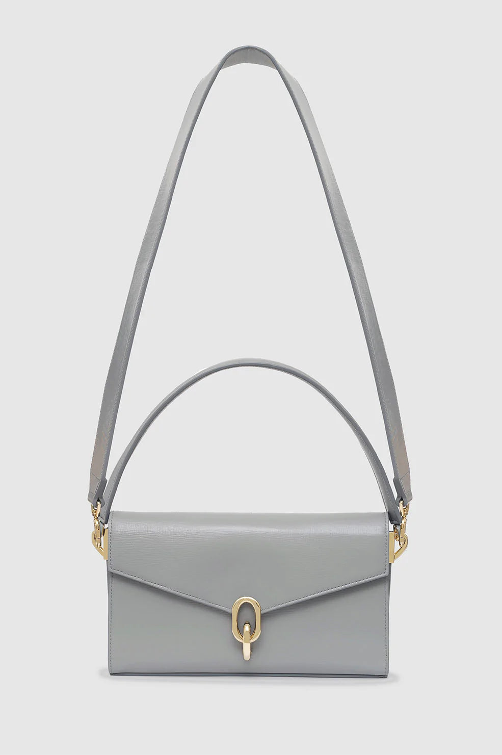 Colette Bag - Grey Saffiano