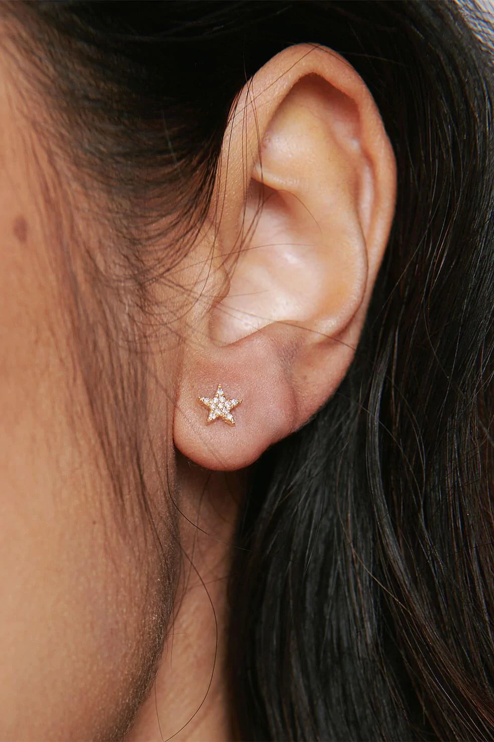 Diamond Star Stud Gold