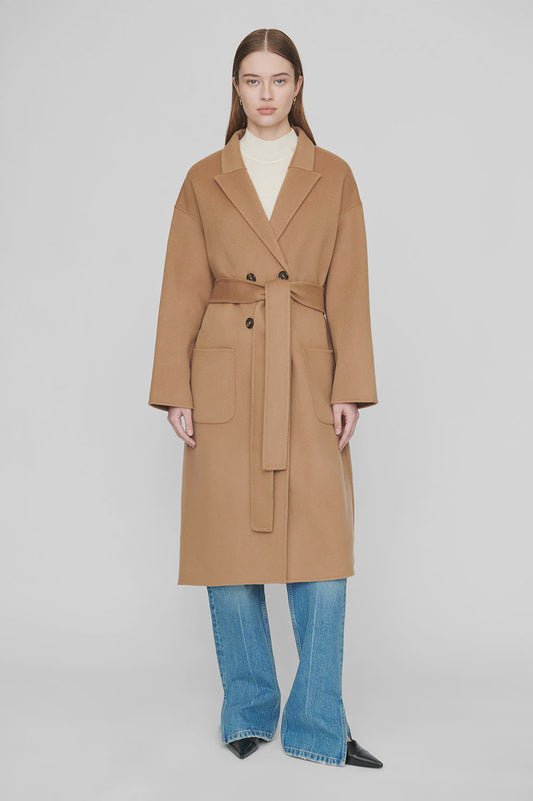 Dylan Coat - Camel Cashmere/Blend
