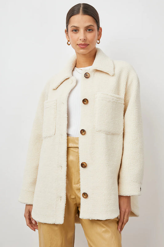 Connie Ivory Teddy Jacket