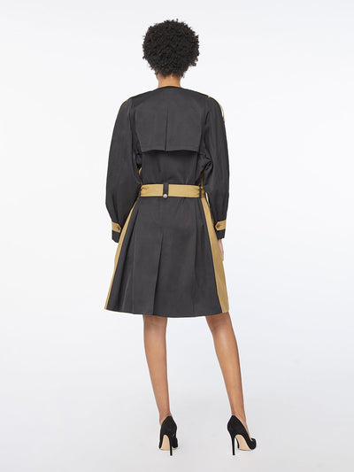Colorblocked Trench Cargo Multi coat jacket