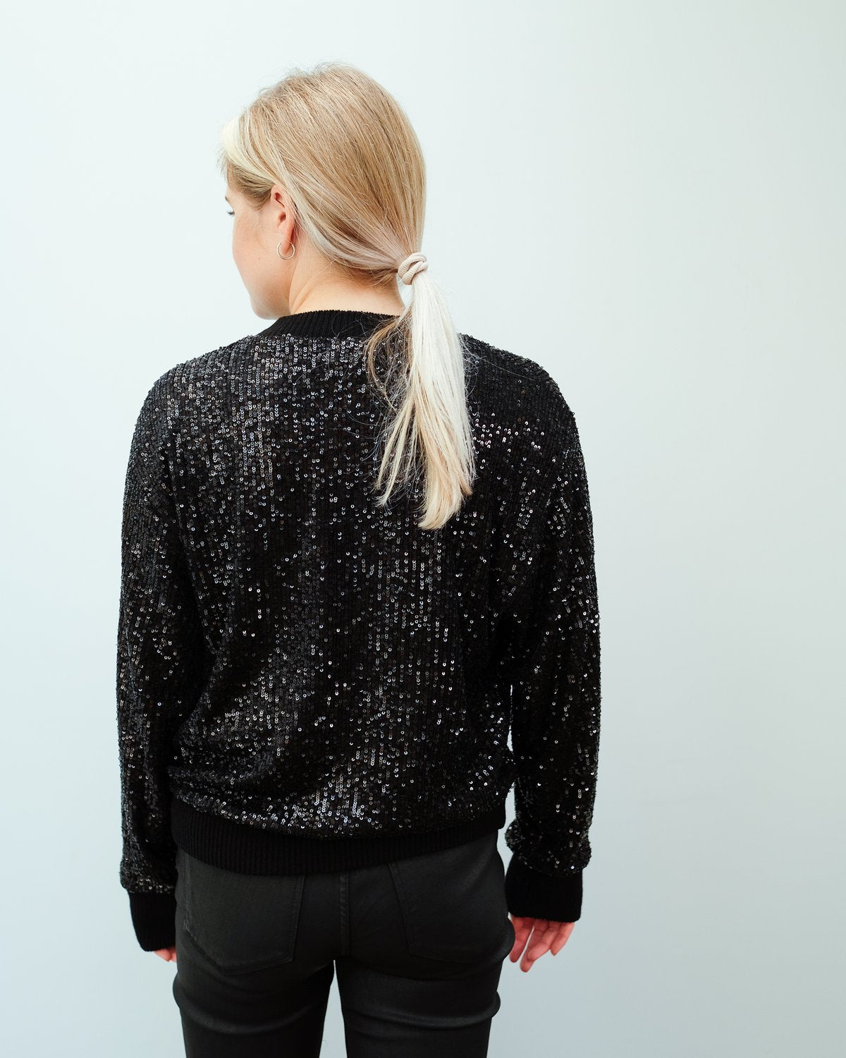 Wimmer Pullover - Black Shimmer and Shime
