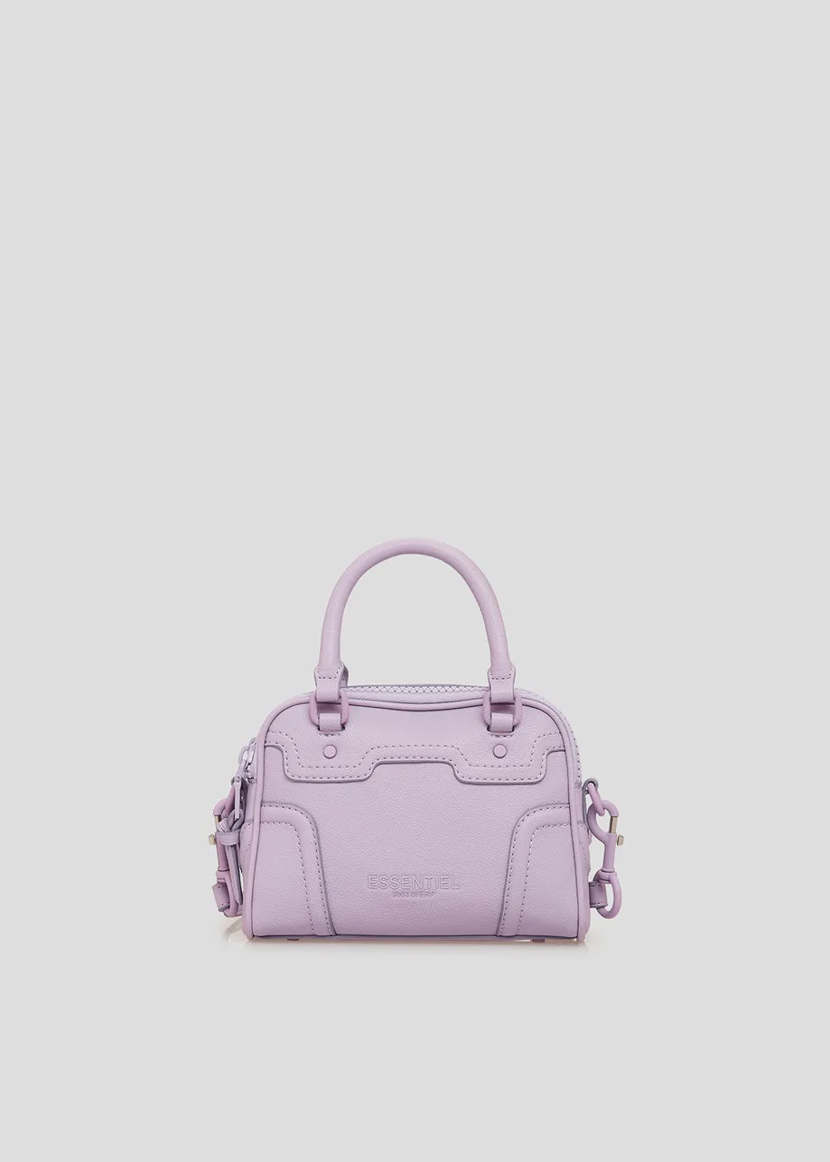 Lilac faux leather mini bag Eloin