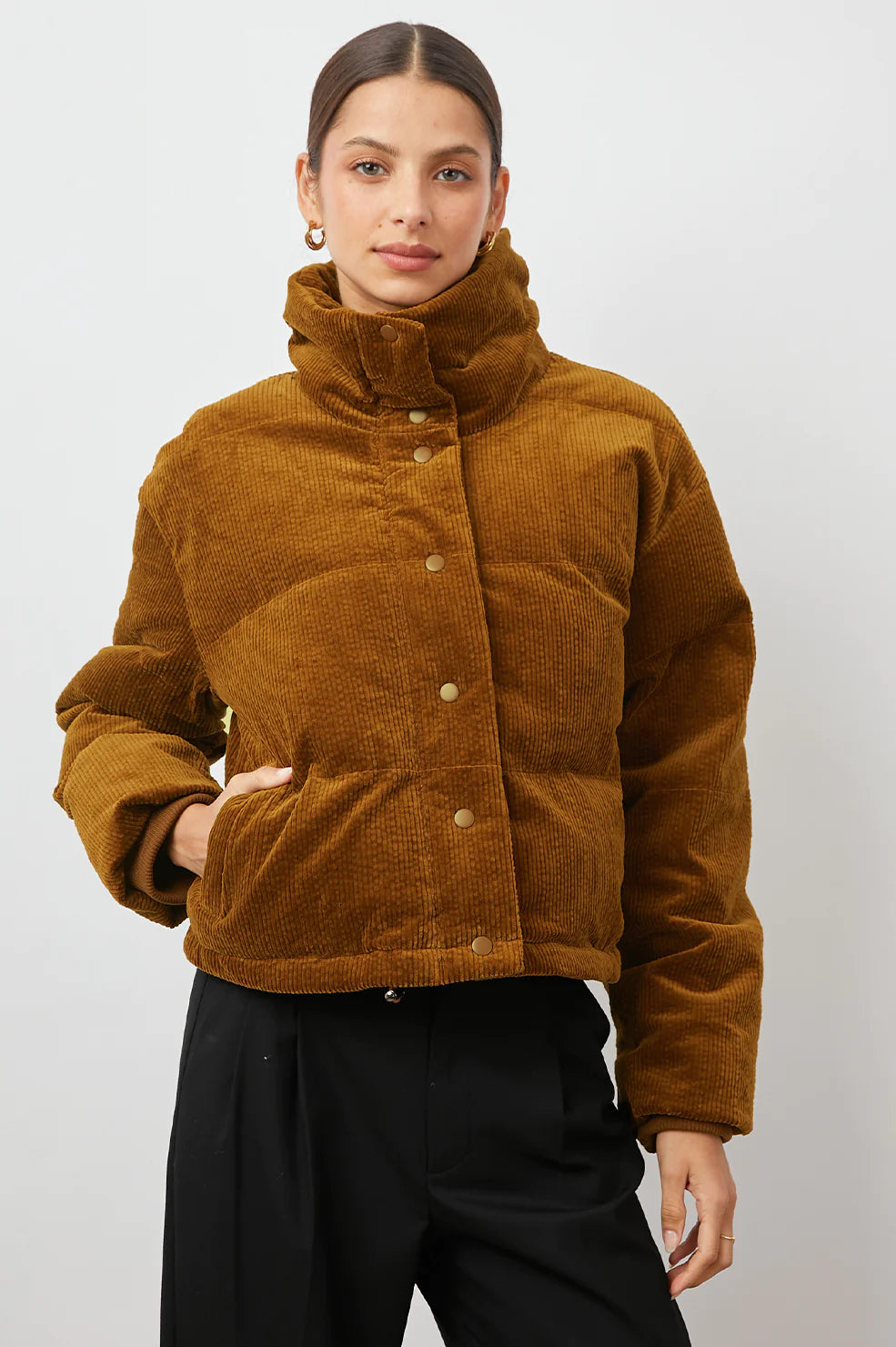 Ezra Ground Cinnamon Puffer Jacket