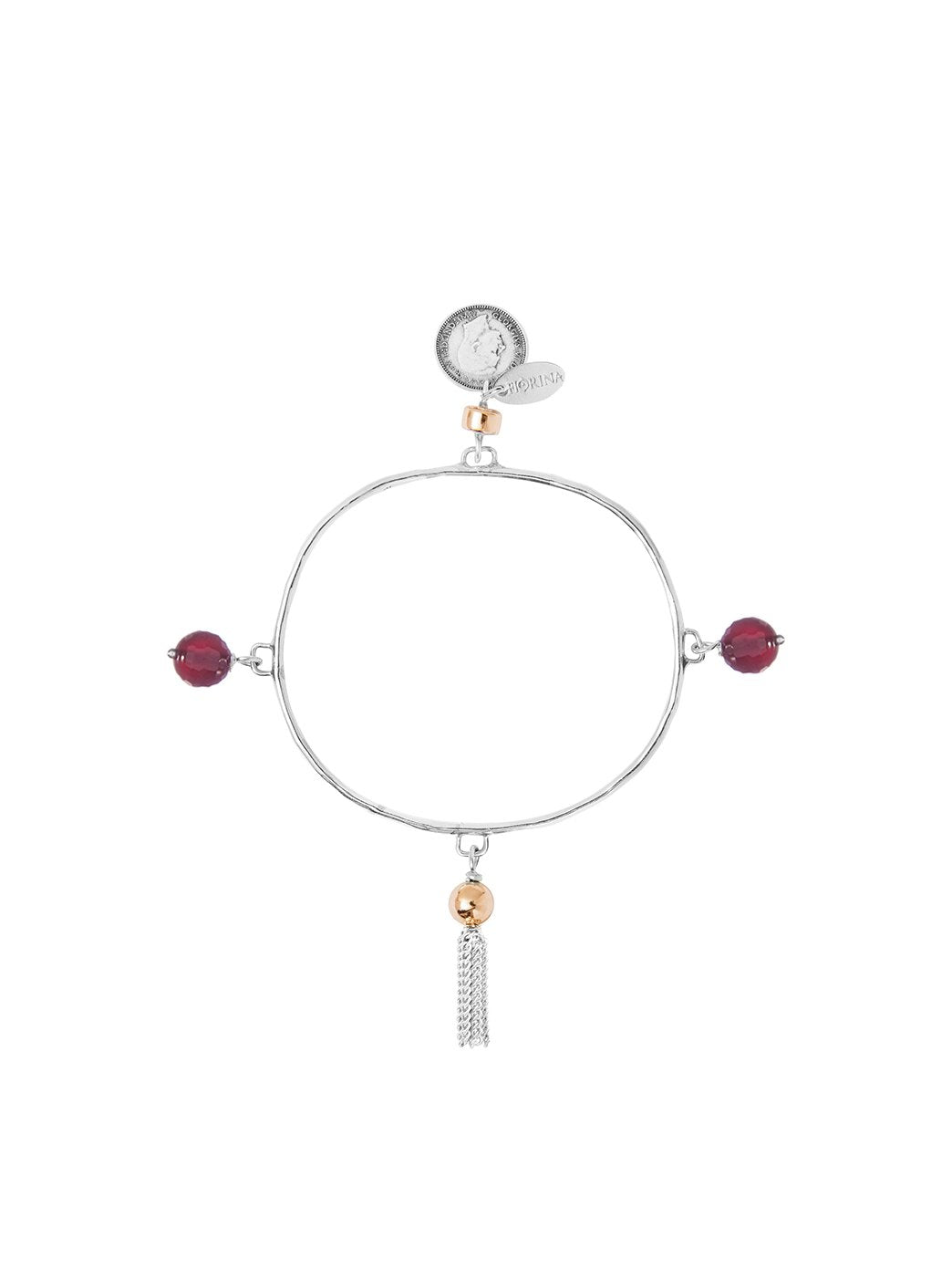 Four Seasons Bangle Red Coral
